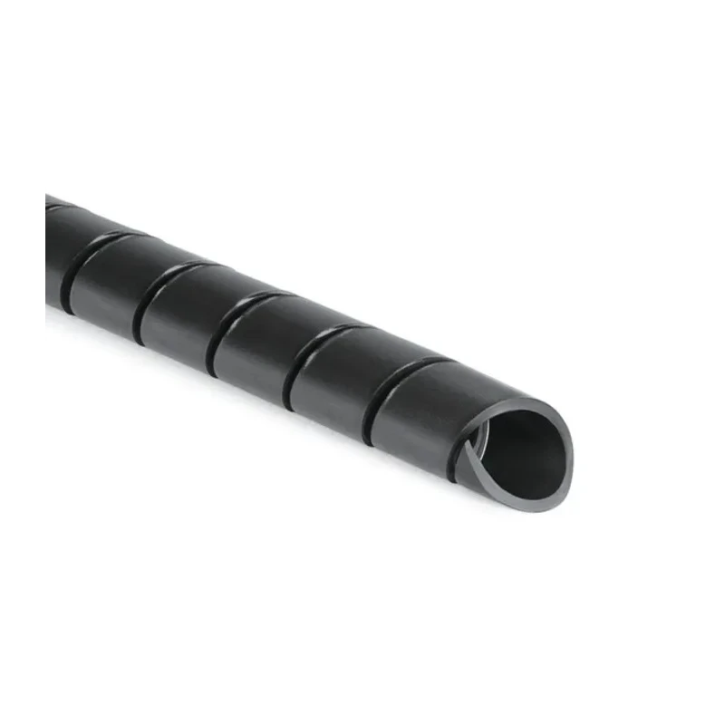 HellermannTyton Spiral Cable Wrap, Black, Polyethylene Material, 16-20 mm Cable Diameter, 150 mm 161-41301 SBPE16-PE-BK
