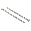 RS PRO Stainless Steel Pozidriv Countersunk Wood Screw Metric Thread 100 mm Length 144-3529