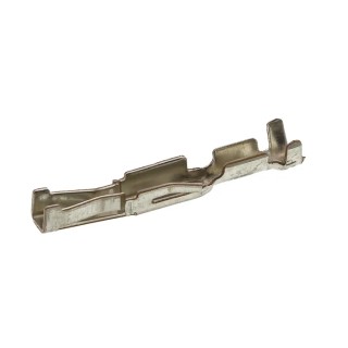 TE Connectivity AMPMODU HE14 Series Female Crimp Terminal 28 AWG Min, 24 AWG Max, Tin Plated Phosphor Bronze 