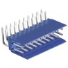 TE Connectivity AMPMODU HE14 Series Right Angle Through Hole PCB Header, 20 Contacts, 2.54 mm Pitch, 2 Row, Shrouded HE14