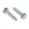 RS PRO Hex Coach Screw Steel Bright Zinc M6 x 25 mm 144-3532