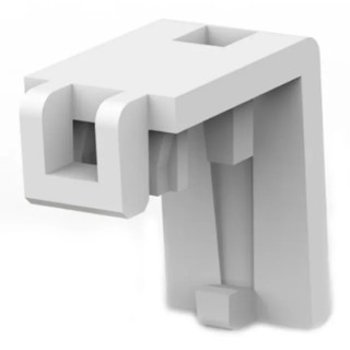 TE Connectivity Nylon Strain Relief Cover for MTA-100 IDC Closed End Connectors 643075-2