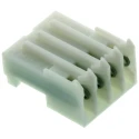 TE Connectivity 4-Way IDC Connector Female for Cable, 1 Row 250V ac 5A MTA-100 3-643814-4