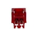 TE Connectivity 2-Way IDC Connector Female for Cable, 1 Row, 7A Current, 600V AC, 3.96mm Pitch, Nylon Housing 3-641437-2
