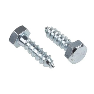 RS PRO Coach Screw Steel Bright Zinc Hex Head M12 x 40 mm 144-3543