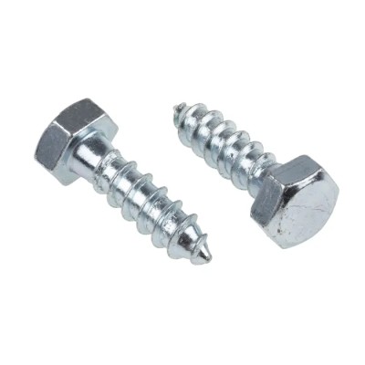 RS PRO Coach Screw Steel Bright Zinc Hex Head M12 x 40 mm 144-3543