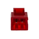 TE Connectivity 2-Way IDC Connector Female for Cable, 1 Row, 7A Current, 600V AC, 3.96mm Pitch, MTA-156 Series 3-641437-2