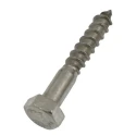 RS PRO Hex Coach Screw Stainless Steel M6 x 40 mm 144-3548
