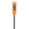ifm electronic Retroreflective Photoelectric Sensor, Block Sensor, PNP Output, 20 mm to 1.8 m Detection Range, IP67 O8P202