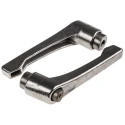 RS PRO Stainless Steel Clamping Lever Female Thread M6 x 65 mm Silver Handle 65mm Length 144-3596