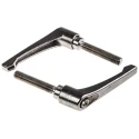 RS PRO Stainless Steel Clamping Lever M12 x 63 mm Thread Length, Polished Handle 144-3621