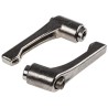 RS PRO Stainless Steel Clamping Lever Female Thread M6 x 42 mm Silver Handle 144-3595