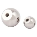 RS PRO Silver 304 Stainless Steel Ball Clamping Knob, M6 Thread Size, 11mm Thread Length, 25 mm Diameter 144-3629