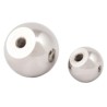 RS PRO Silver 304 Stainless Steel Ball Clamping Knob, M6 Thread Size, 11mm Thread Length, 25 mm Diameter 144-3629