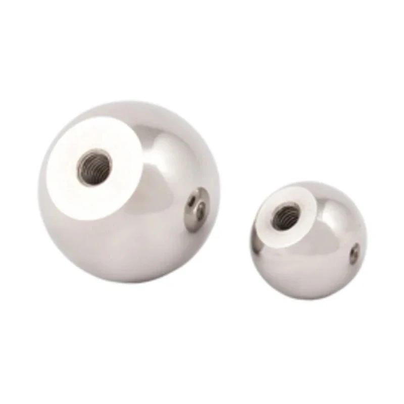 RS PRO Silver 304 Stainless Steel Ball Clamping Knob, M6 Thread Size, Thread Length 7mm, Ball Shape, Threaded Hole 144-3624