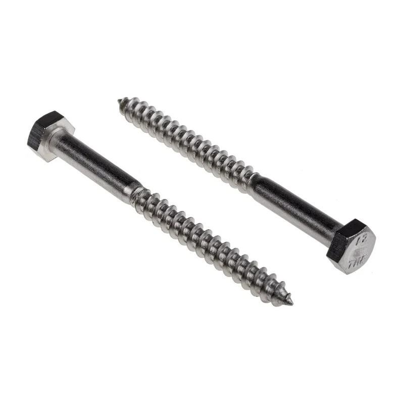 RS PRO Stainless Steel Hex Coach Screw M6 x 70 mm 144-3551