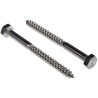 RS PRO Stainless Steel Hex Coach Screw M6 x 70 mm 144-3551