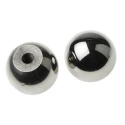 RS PRO Silver 304 Stainless Steel Ball Clamping Knob, M8 Thread Size, 18mm Thread Length, 38mm Knob Diameter 144-3636