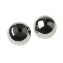 RS PRO Silver 304 Stainless Steel Ball Clamping Knob M6 Threaded Hole 32 mm Diameter 144-3632