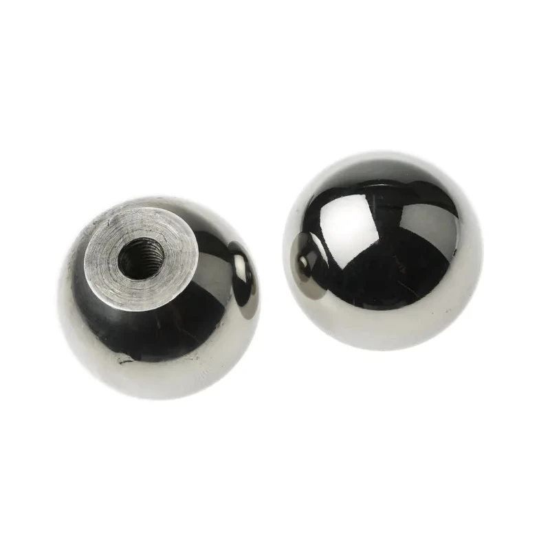 RS PRO Silver 304 Stainless Steel Ball Clamping Knob M10 Threaded Hole 50 mm Diameter 144-3638