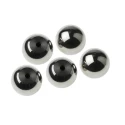 RS PRO Silver Aluminium Ball Clamping Knob M6 Threaded Hole 38 mm Diameter 18 mm Length 144-3664