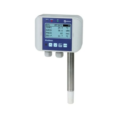 Simex Digital Panel Multifunction Meter for Temperature, Humidity 34mm x 99mm, LCD Display QM-211-1REL
