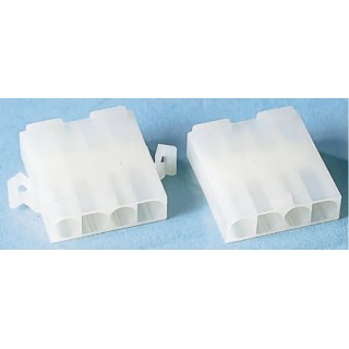 TE Connectivity VAL-U-LOK Female Connector Housing, 4 Way, 1 Row Straight, 4.2 mm Pitch 1586026-4