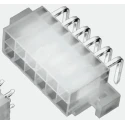 TE Connectivity VAL-U-LOK Series Right Angle Through Hole PCB Header, 12 Contacts, 4.2 mm Pitch, 2 Row, Shrouded 1-1586041-2