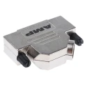 TE Connectivity ADK Series Zinc Angled D-Sub Backshell 25 Way Strain Relief 2-1478763-5