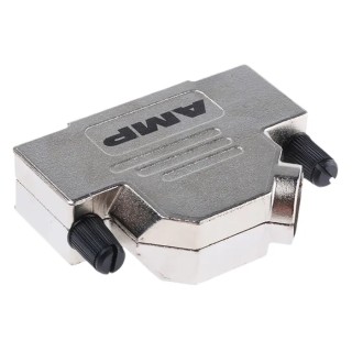 TE Connectivity ADK Series Zinc Angled D-Sub Backshell 25 Way Strain Relief 2-1478763-5