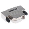 TE Connectivity ADK Series Zinc Angled D-Sub Backshell 25 Way Strain Relief 2-1478763-5