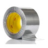 3M 425 Conductive Metallic Tape, Dead Soft Aluminium Backing, 0.12mm Thickness, 75mm Width, 55m Length, Acrylic 425 75MMX55M