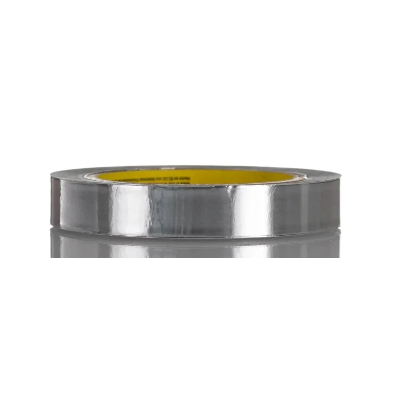 3M Conductive Metallic Tape Aluminium Foil Backing Acrylic Adhesive 19mm x 55m 149°C Max 431 19MMX55M