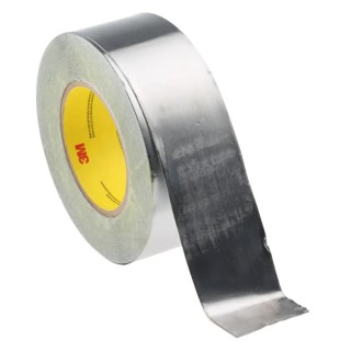 3M 420 Conductive Lead Tape, Lead Foil Backing, 0.17mm Thickness, 50mm x 33m, Rubber Adhesive, Tensile Strength 420 50MMX33M