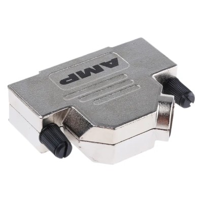 TE Connectivity ADK Series Zinc Angled D-Sub Backshell 25 Way Strain Relief 2-1478763-5