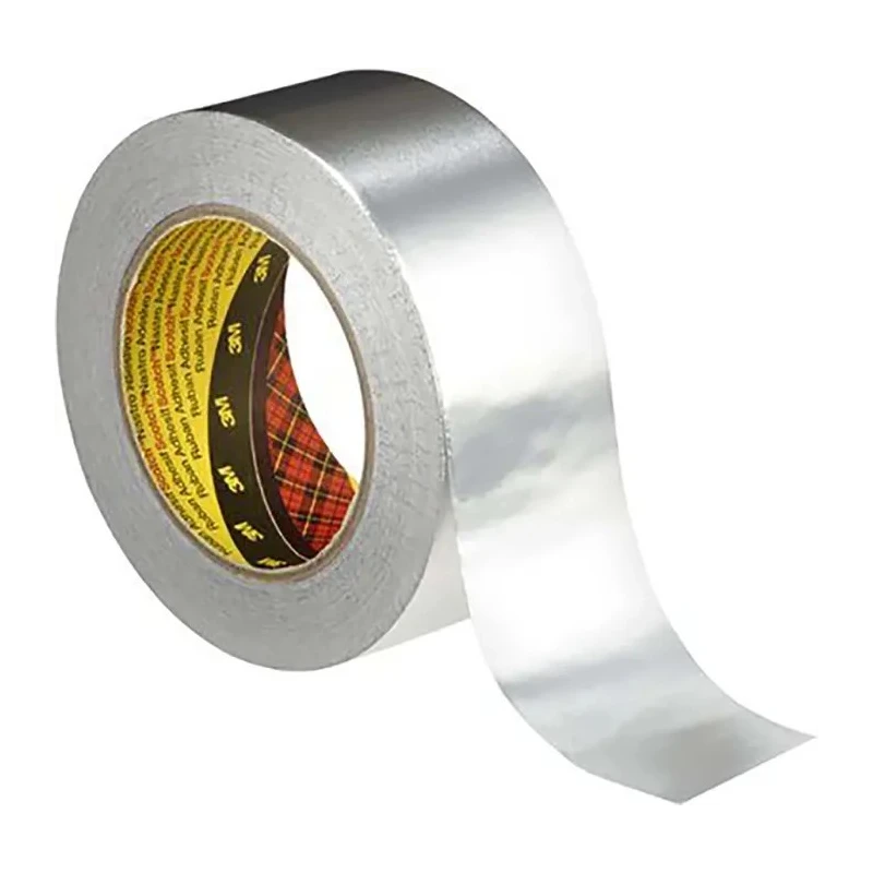 3M Conductive Metallic Aluminium Foil Tape, 25mm x 55m, Acrylic Adhesive, Max 149°C Operating Temperature 431 25MMX55M