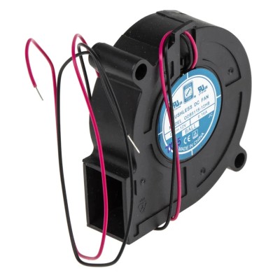 RS PRO DC Brushless Centrifugal Blower Fan 12V DC 4.2 CFM 5500 RPM IP55 Rated 144-4136