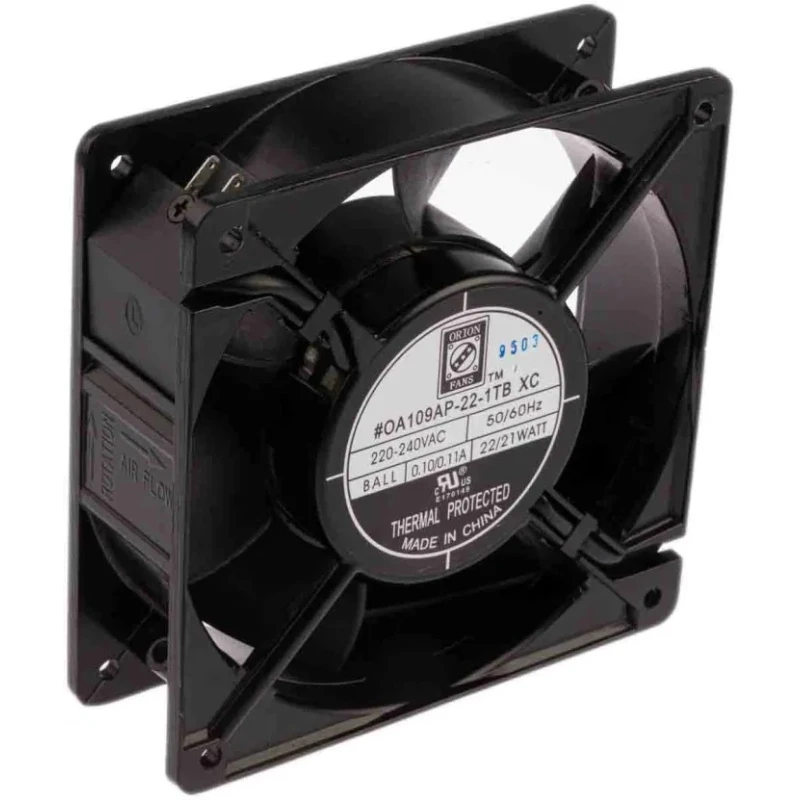 RS PRO High-Performance Ball Bearing Axial Fan, 230V AC, 222.6 m³/h Air Flow, 22 W Power, 100 mA Max Current, Rated IP55