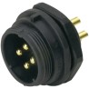 RS PRO Circular Connector 5 Contacts Front Mount Socket Male IP68 500V 15A Polyamide 66, Polycarbonate Housing 144-4145