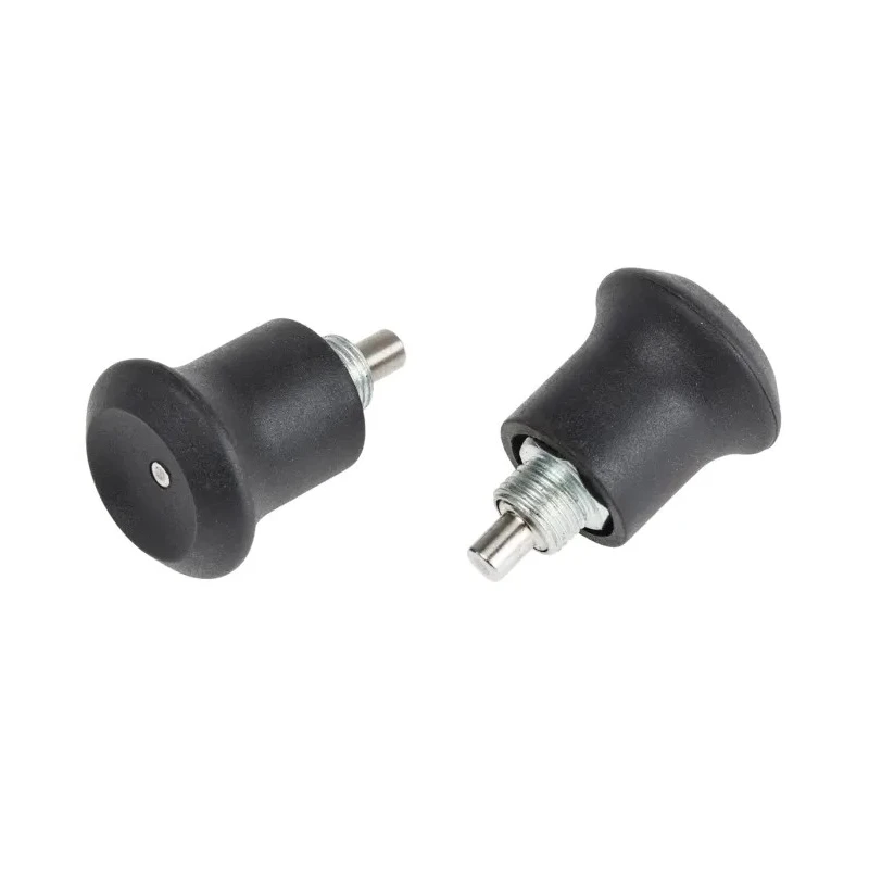 RS PRO M8 x 0.75 mm Zinc Plated Matt Finish Thermoplastic Knob Index Bolt, 30 mm Long 144-3684