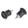 RS PRO M8 x 0.75 mm Zinc Plated Matt Finish Thermoplastic Knob Index Bolt, 30 mm Long 144-3684