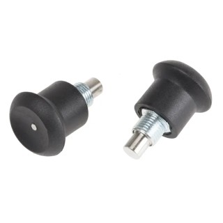 RS PRO Index Bolt M10 x 1 mm Thread, 35 mm Length, Matt Zinc Plated Finish 144-3683