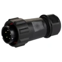 RS PRO Circular Connector 5 Contacts Cable Standard Plug Male IP68 500V 15A 144-4149