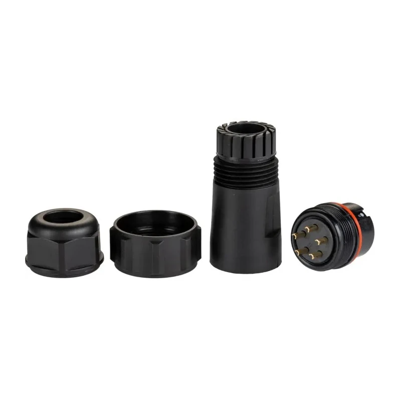 RS PRO Circular Connector 5 Contacts Cable Standard Plug Male IP68 500V 15A 144-4149