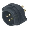 RS PRO Circular Connector, 5 Contacts, Flange Mount, Socket Male, 15A, 500V, IP68, Polyamide 66 Shell 144-4147