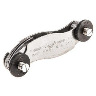 RS PRO 18 Blades Thread Pitch Gauge Metric Thread Type 683-0731