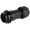 RS PRO Industrial Circular Connector, 9 Contacts, Cable Socket Male, Threaded Coupling, IP68, 5A, 400V, Polyamide 144-4163