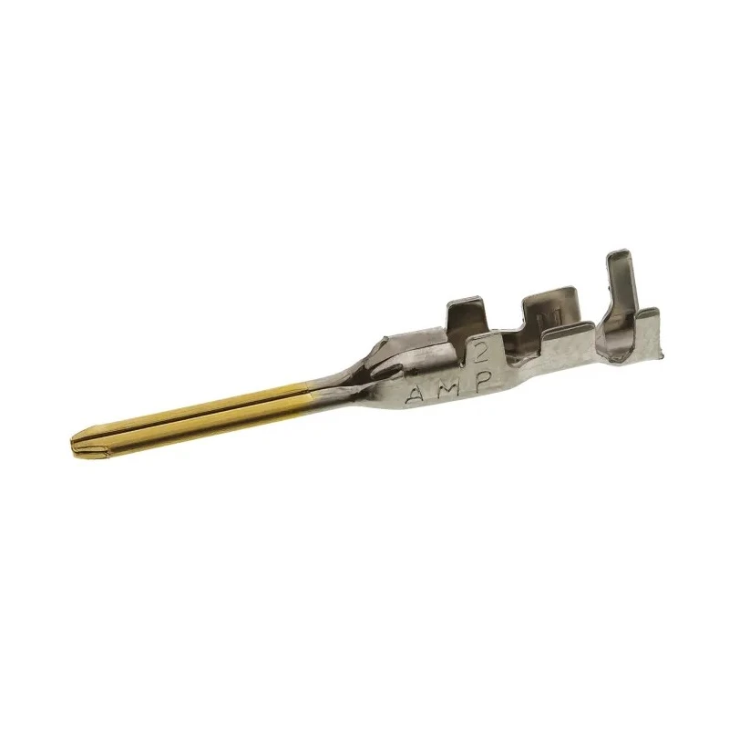 TE Connectivity Dynamic 3000 Series Male Crimp Terminal 15A Gold Plated Copper Alloy 20-16 AWG 29.3mm 175286-2