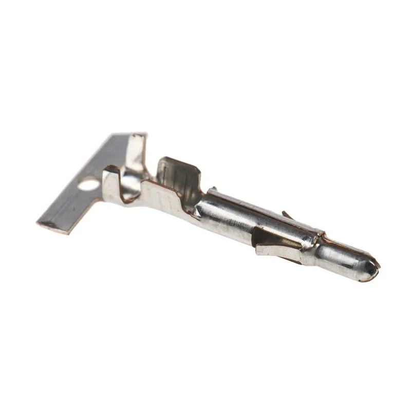 TE Connectivity Universal MATE-N-LOK Series Male Crimp Terminal, 20 AWG Min Crimp, 14 AWG Max, Tin Plating 350218-3