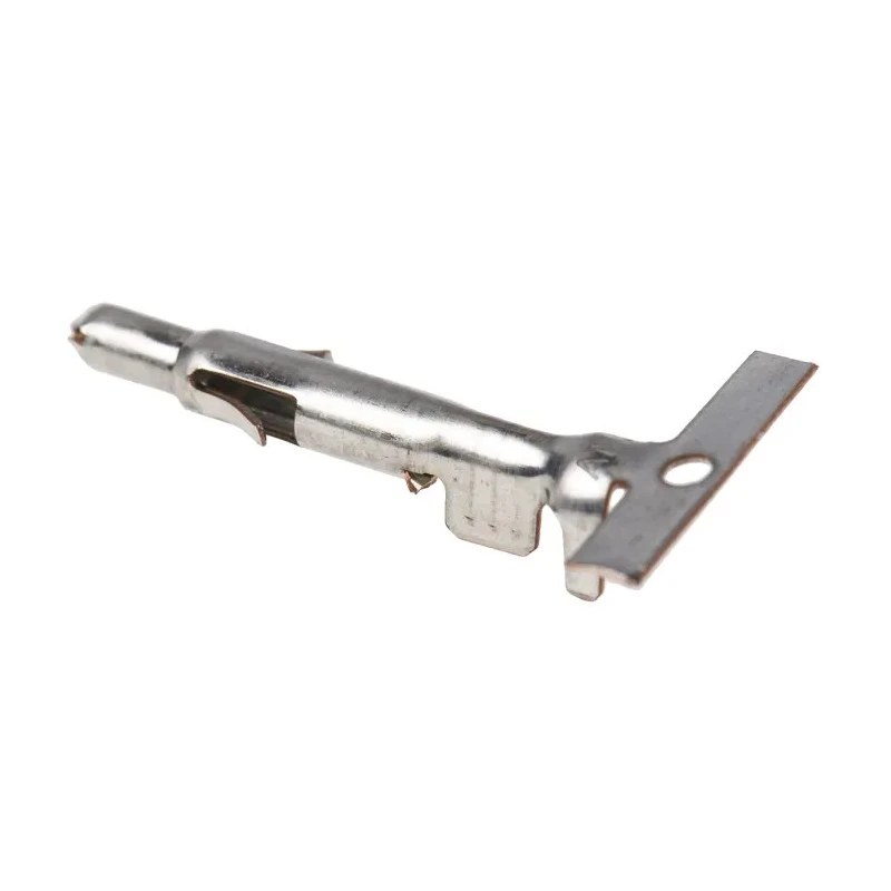 TE Connectivity Universal MATE-N-LOK Series Male Crimp Terminal, 20 AWG Min Crimp, 14 AWG Max, Tin Plating 350218-3